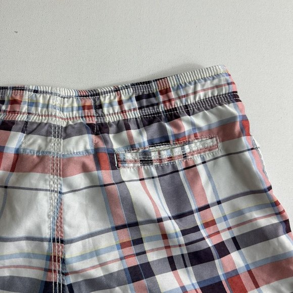 Abercrombie & Fitch Swim Board Cargo Shorts Plaid Mens Size XL Mesh Lined - Picture 5 of 7